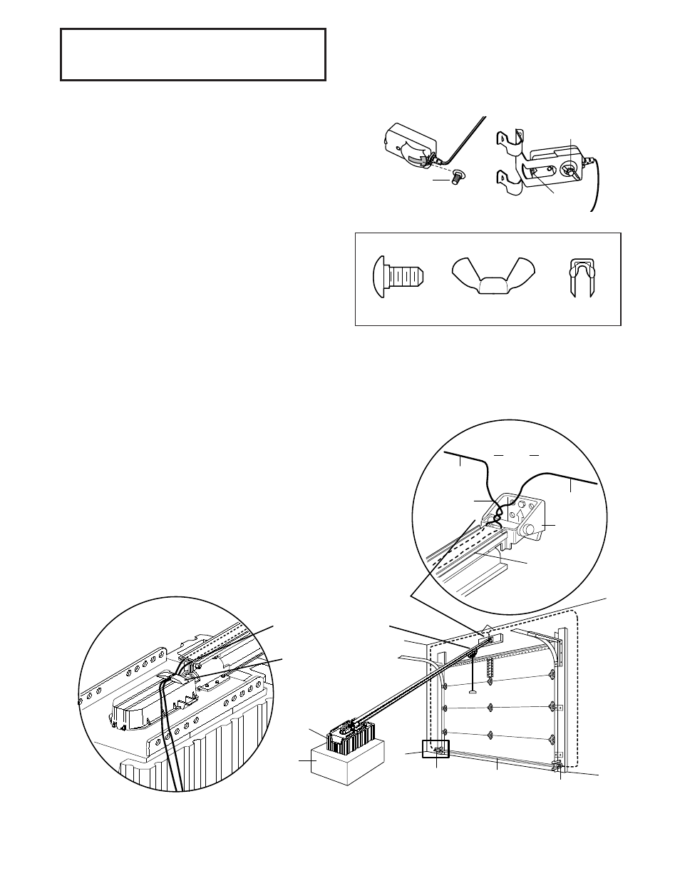 Installation step 4, Install the safety reversing sensor, Continued) | Figure 5 a b figure 4 | Chamberlain 2000SDC-R User Manual | Page 14 / 36