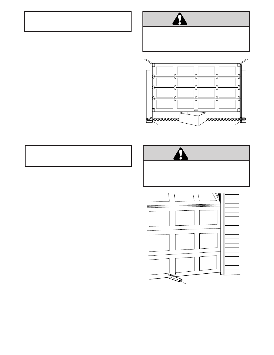 3) test the protector system, 4) test the safety reverse system, Warning | Adjustment step 4, Adjustment step 3 | Chamberlain 2000SDC-R User Manual | Page 26 / 36