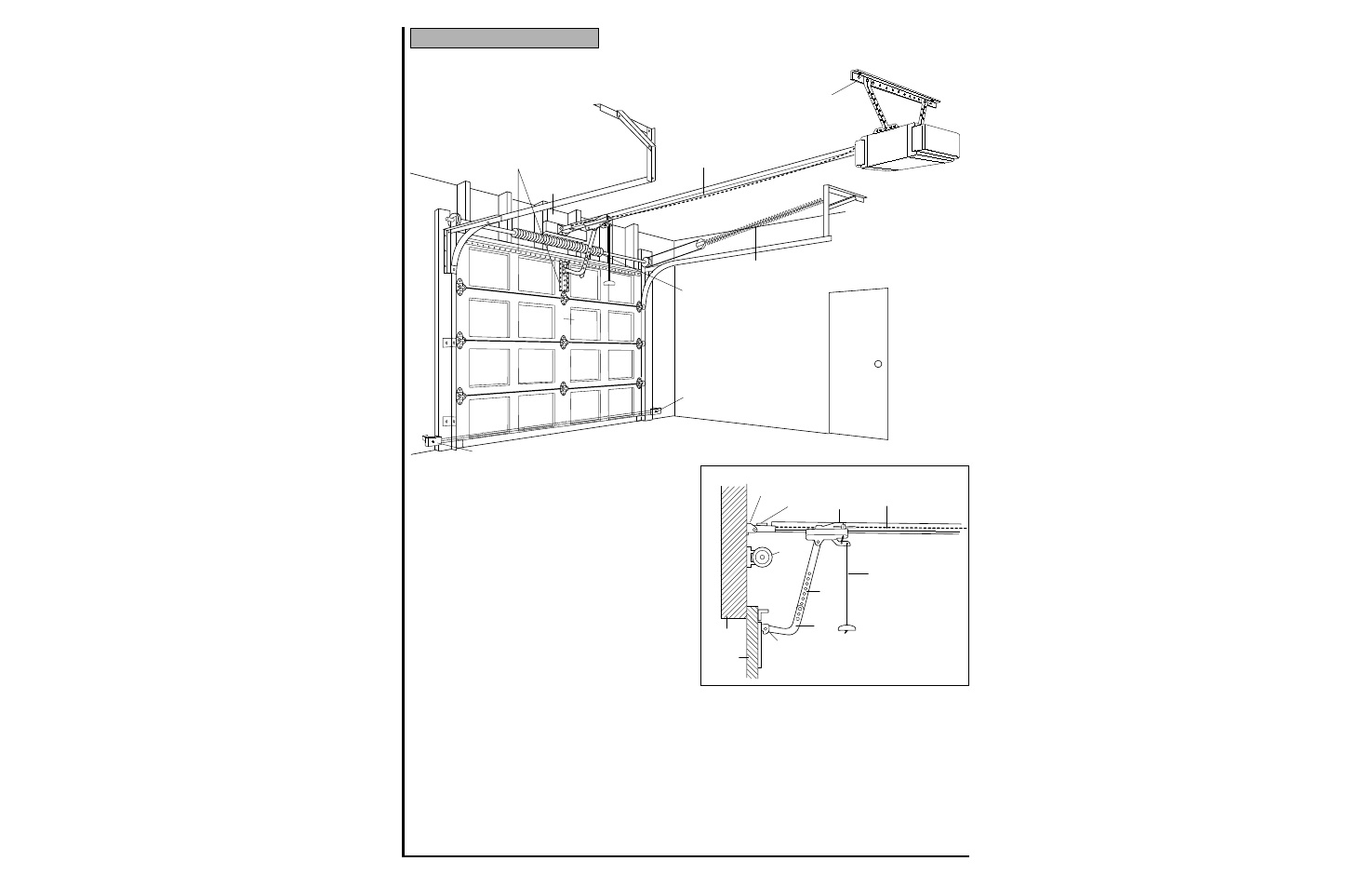 Sectional door installation | Chamberlain 1200 User Manual | Page 4 / 40