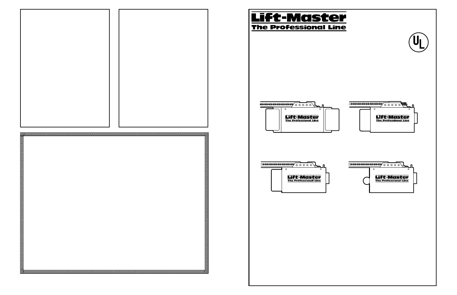 Warrenty, Garage door opener owner's manual, Lift-master service is on call | How to order repair parts, Is connected and properly aligned | Chamberlain 1200 User Manual | Page 40 / 40