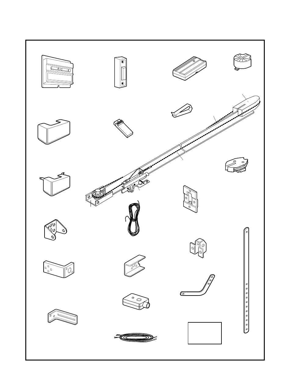 Opener carton inventory | Chamberlain 1200 User Manual | Page 6 / 40