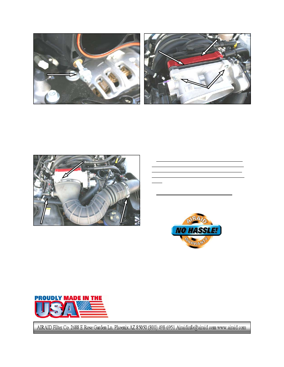 Airaid 450-610 User Manual | Page 2 / 2