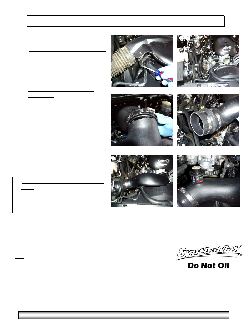 Installation instructions. read me | Airaid 201-712 User Manual | Page 2 / 2