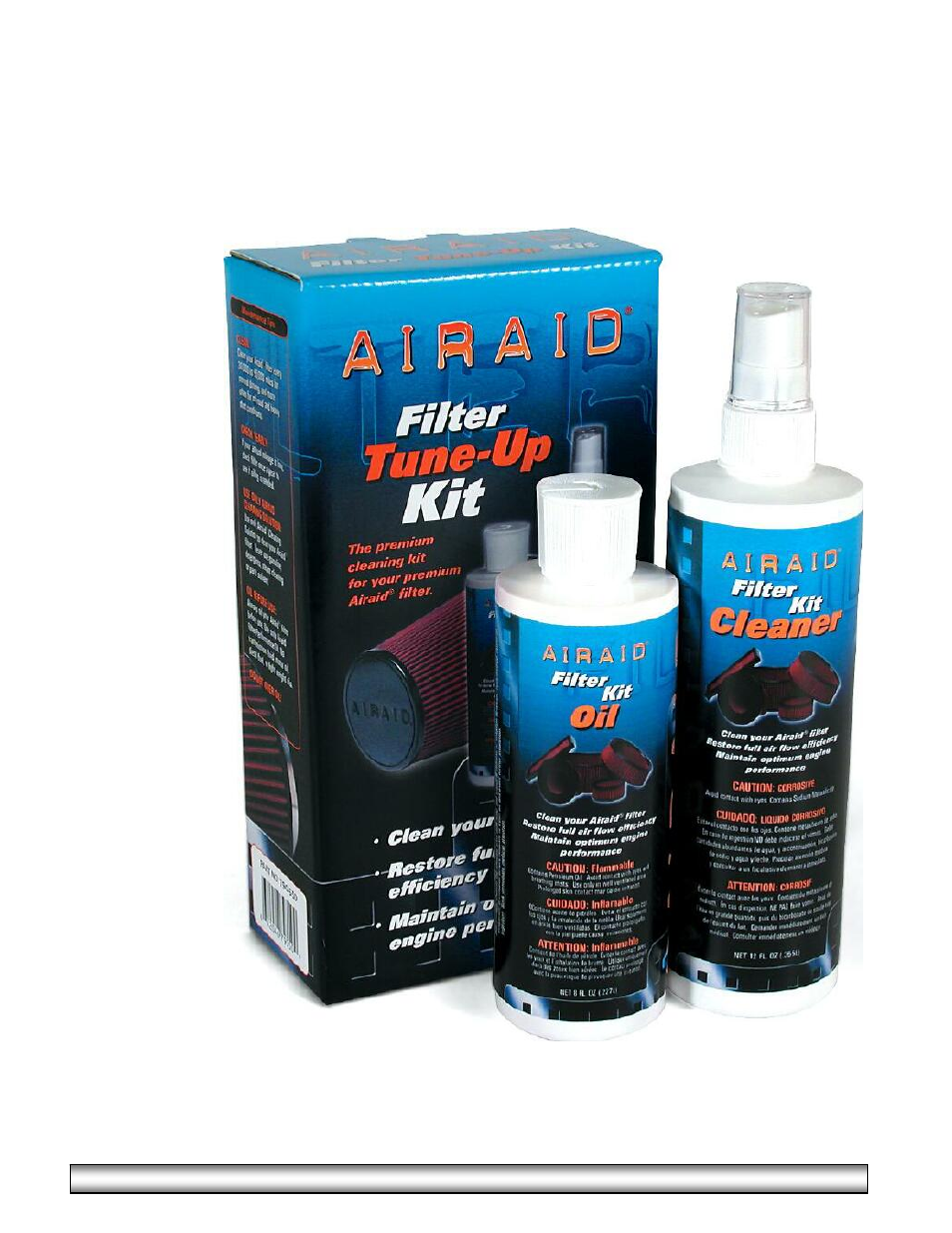 Don’t forget your airaid filter tune-up kit | Airaid 300-744 User Manual | Page 4 / 4