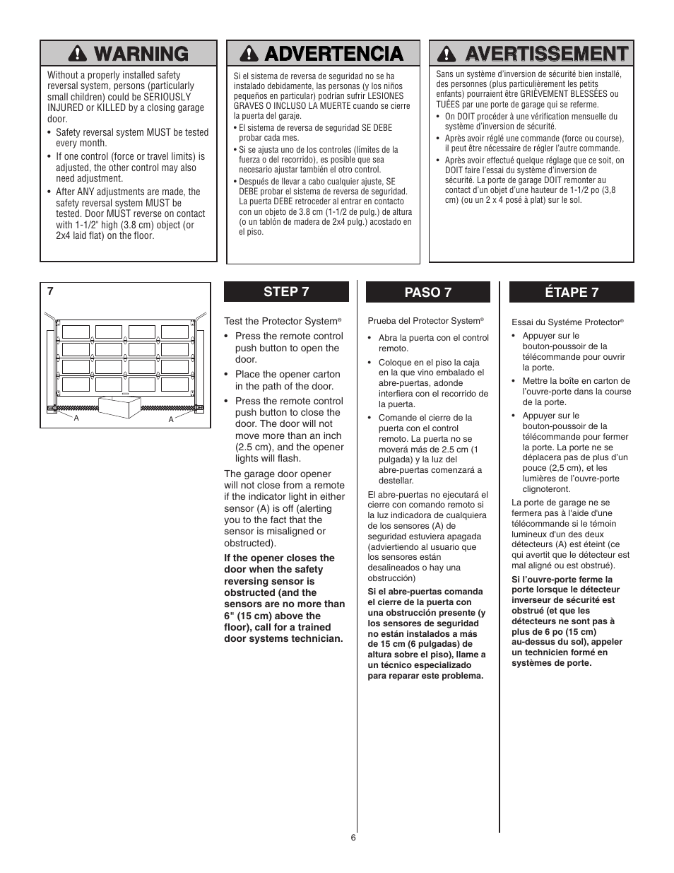 Step 7 | Chamberlain 801C User Manual | Page 6 / 8