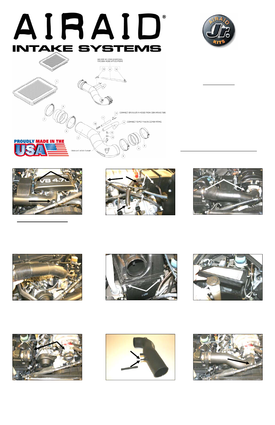 Airaid 510-761 User Manual | 2 pages