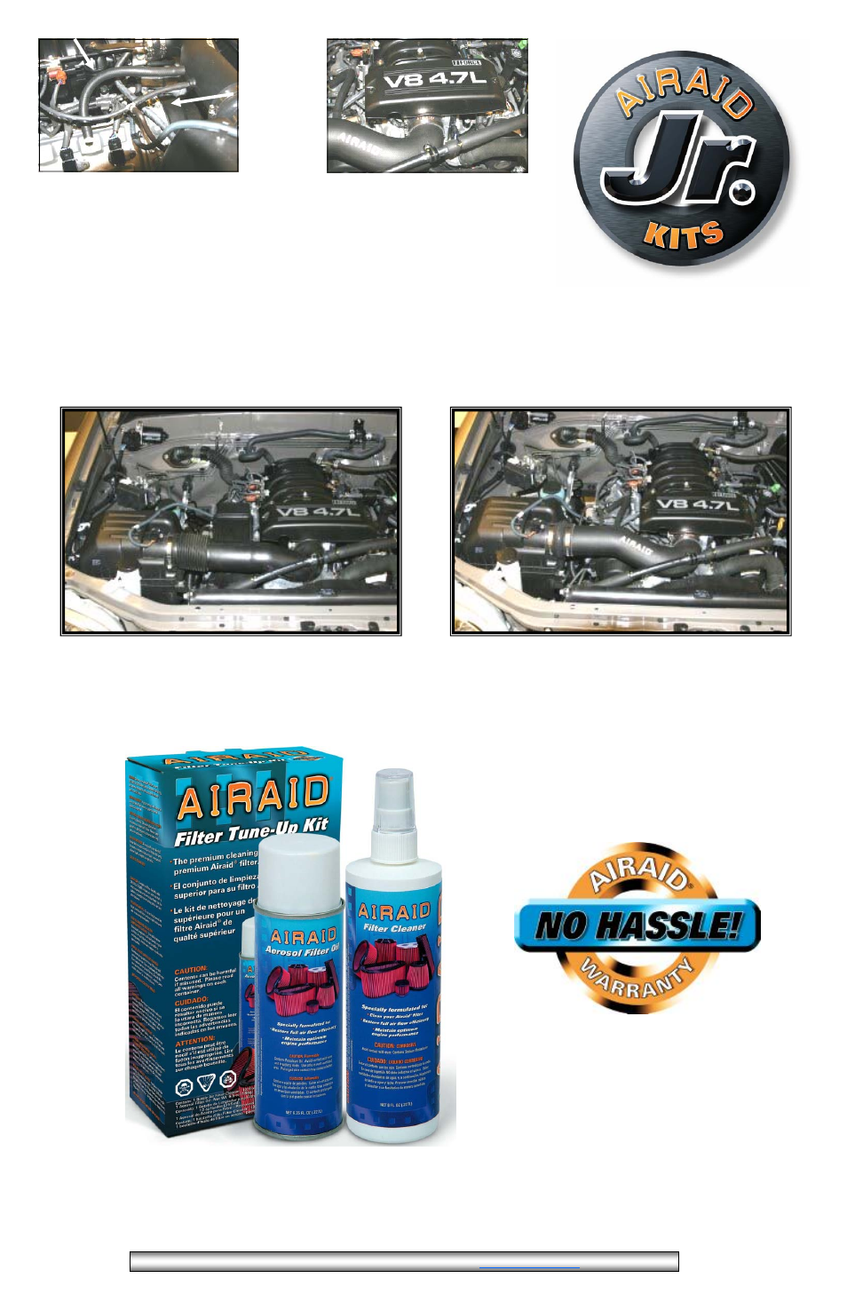 Before! after, Don’t forget your airaid filter tune-up kit | Airaid 510-781 User Manual | Page 2 / 2