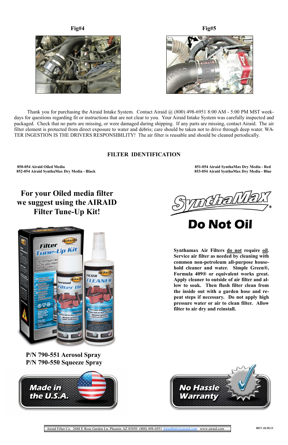 Airaid 511-734 User Manual | Page 2 / 2