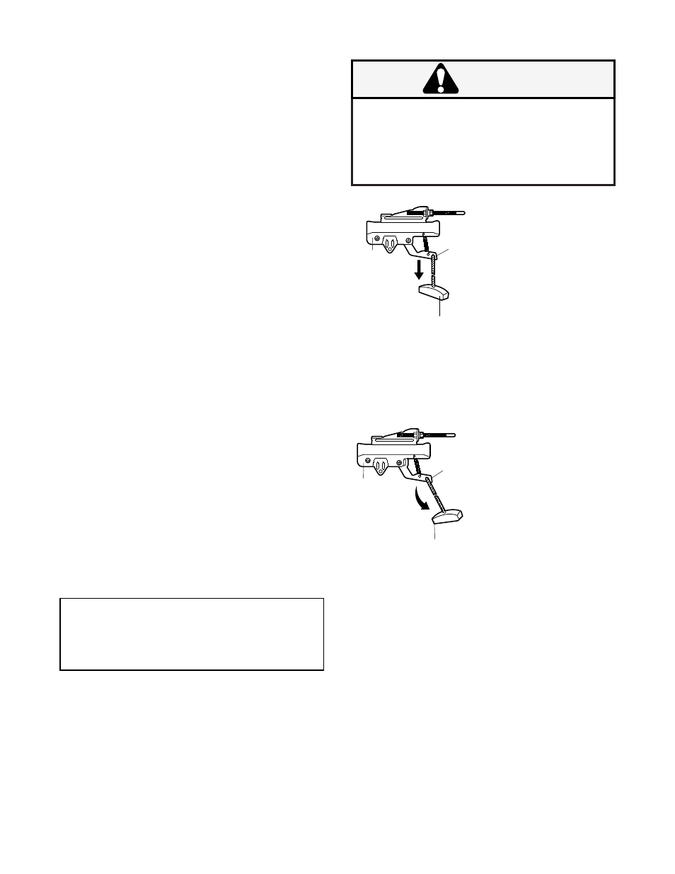 Operation of opener, Warning, Operation of your opener | Operation of the door control button | Chamberlain 985 User Manual | Page 28 / 36