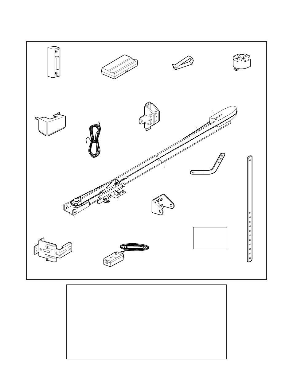 Opener carton inventory, Hardware, Carton inventory | Chamberlain 985 User Manual | Page 5 / 36