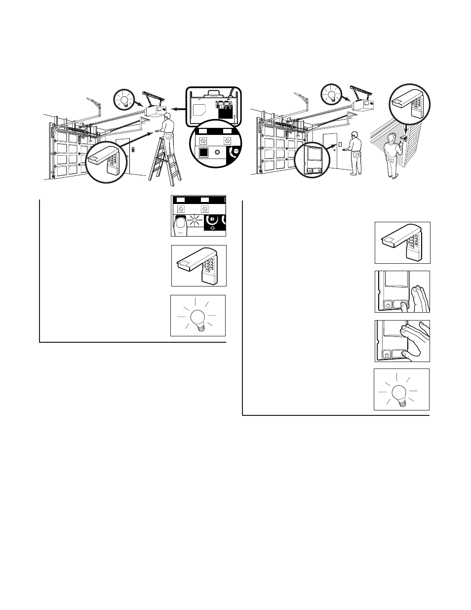 To add or change a keyless entry pin | Chamberlain POWER DRIVE PD200 User Manual | Page 36 / 40