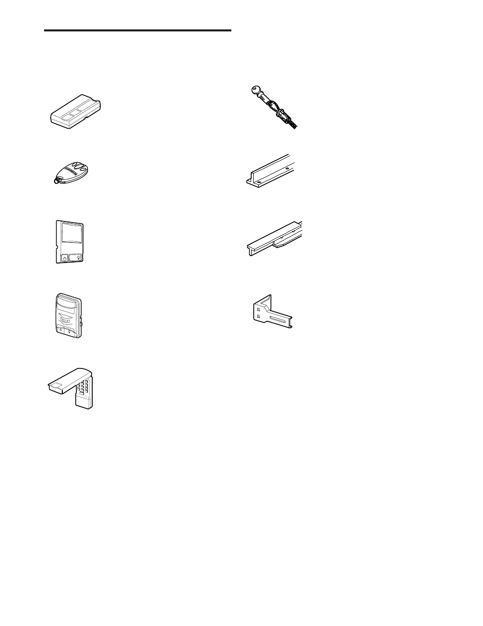 Accessories | Chamberlain POWER DRIVE PD200 User Manual | Page 39 / 40