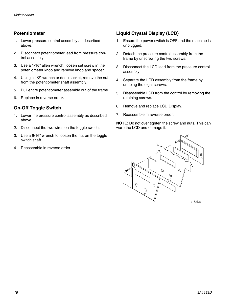 AIRLESSCO TS1500 User Manual | Page 18 / 34
