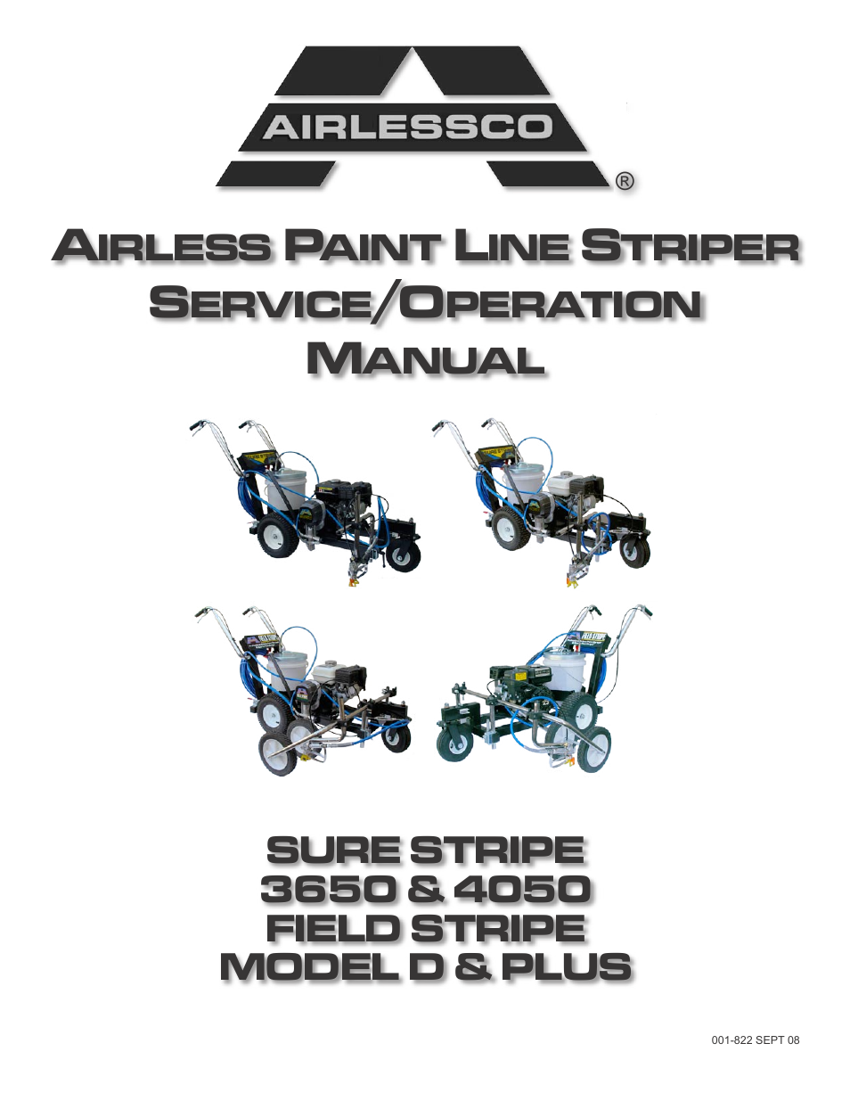 AIRLESSCO SS3650 User Manual | 32 pages