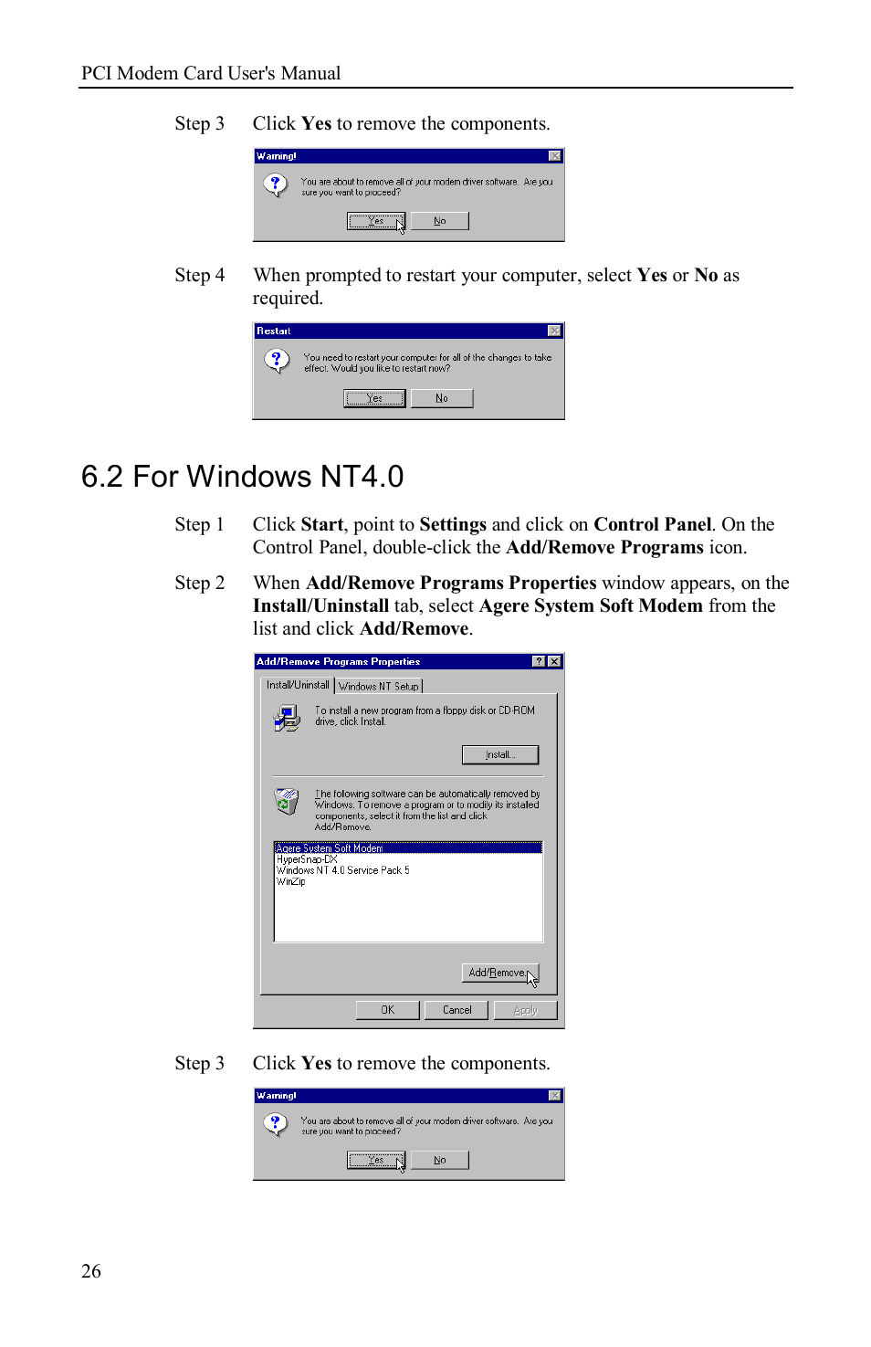 2 for windows nt4.0 | Airlink AML001 User Manual | Page 28 / 78