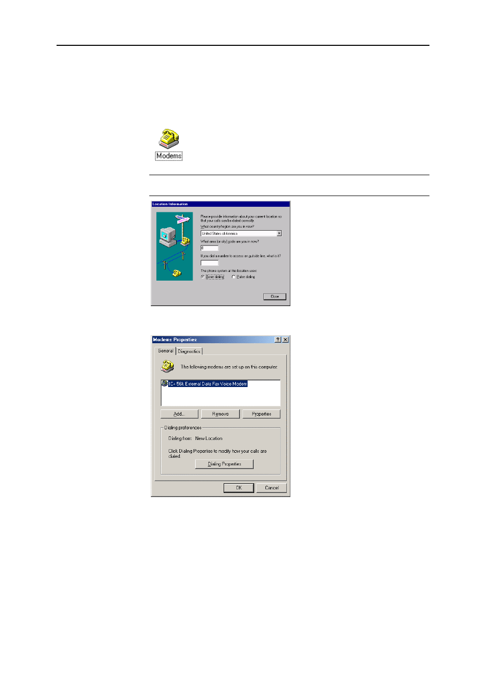 7 verify that your modem is properly installed, 1 for windows 95/98/me | Airlink AME001 User Manual | Page 19 / 50