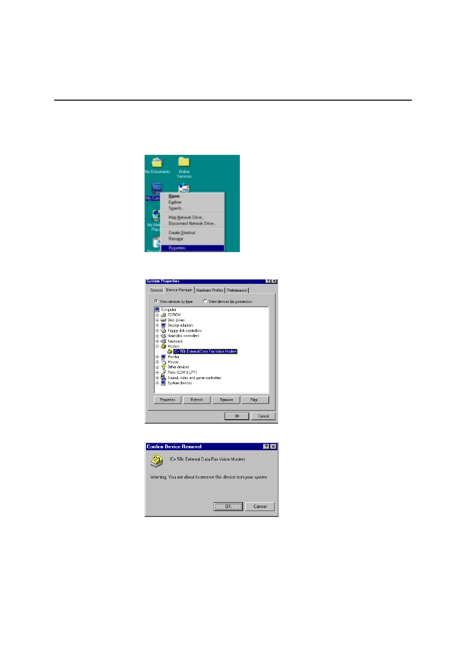 Chapter 4 driver uninstallation, 1 uninstallation from windows 95/98/me, Hapter | River, Ninstallation | Airlink AME001 User Manual | Page 23 / 50