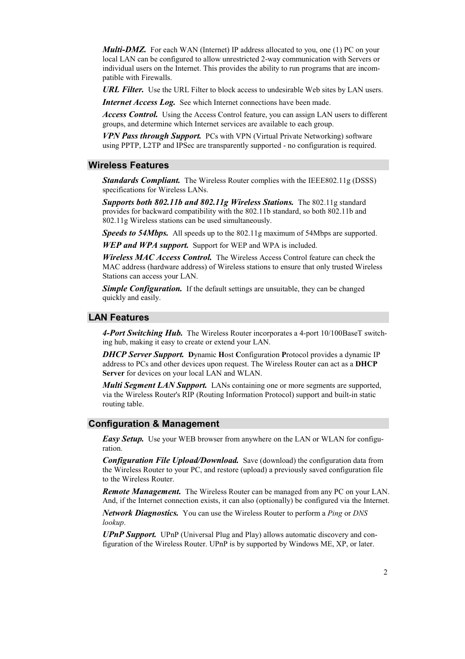 Airlink AR315W User Manual | Page 6 / 96