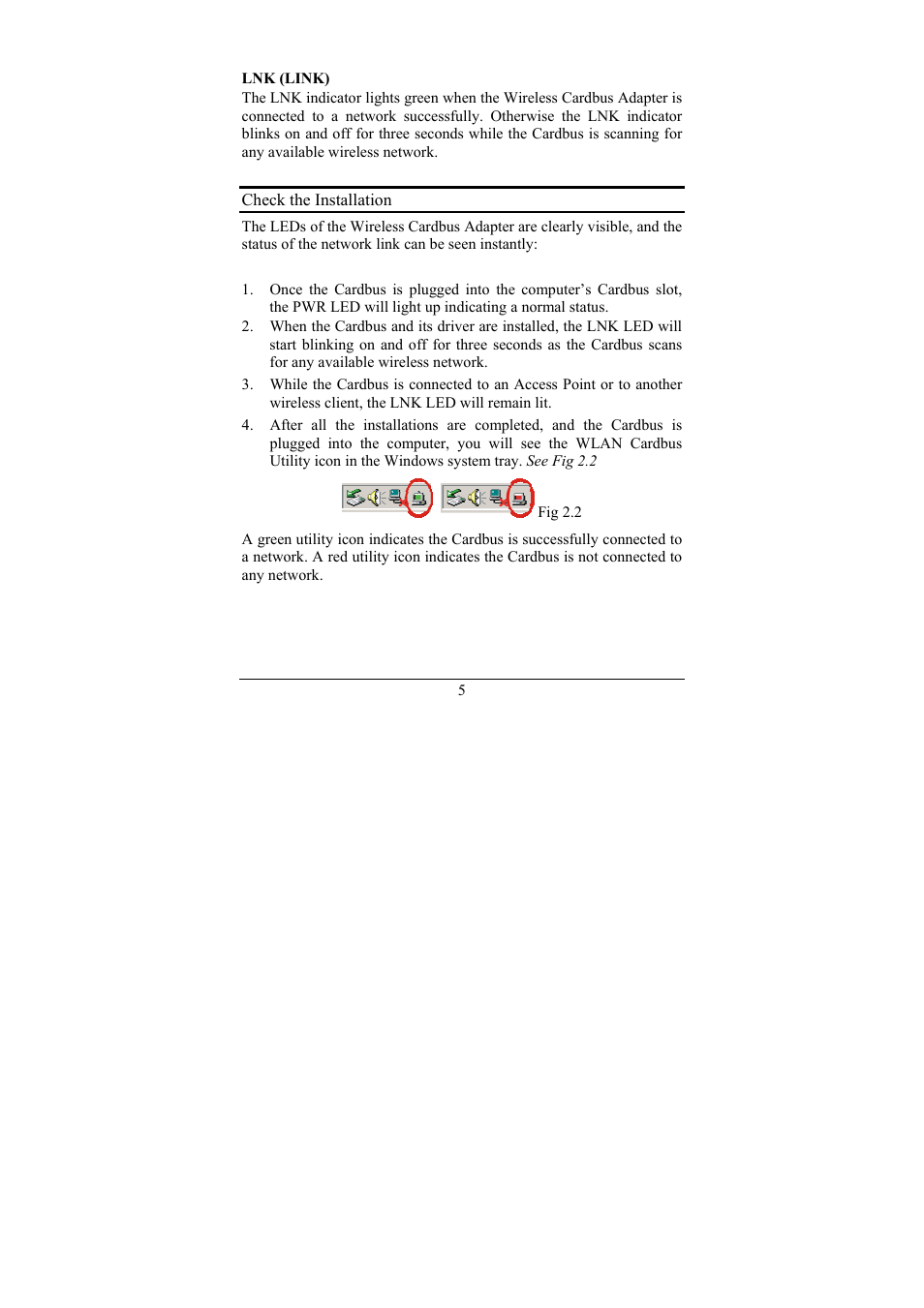 Check the installation | Airlink AWLC011 User Manual | Page 11 / 26