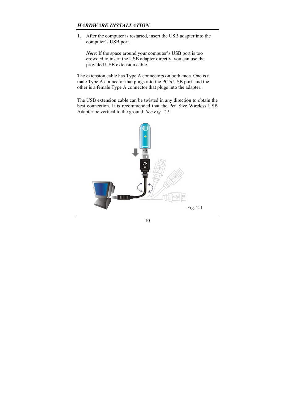 Hardware installation | Airlink AWLL017 User Manual | Page 10 / 25