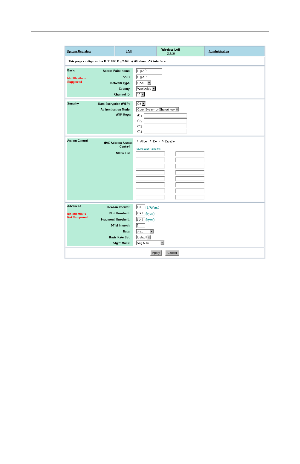 Airlink RT211W User Manual | Page 28 / 33