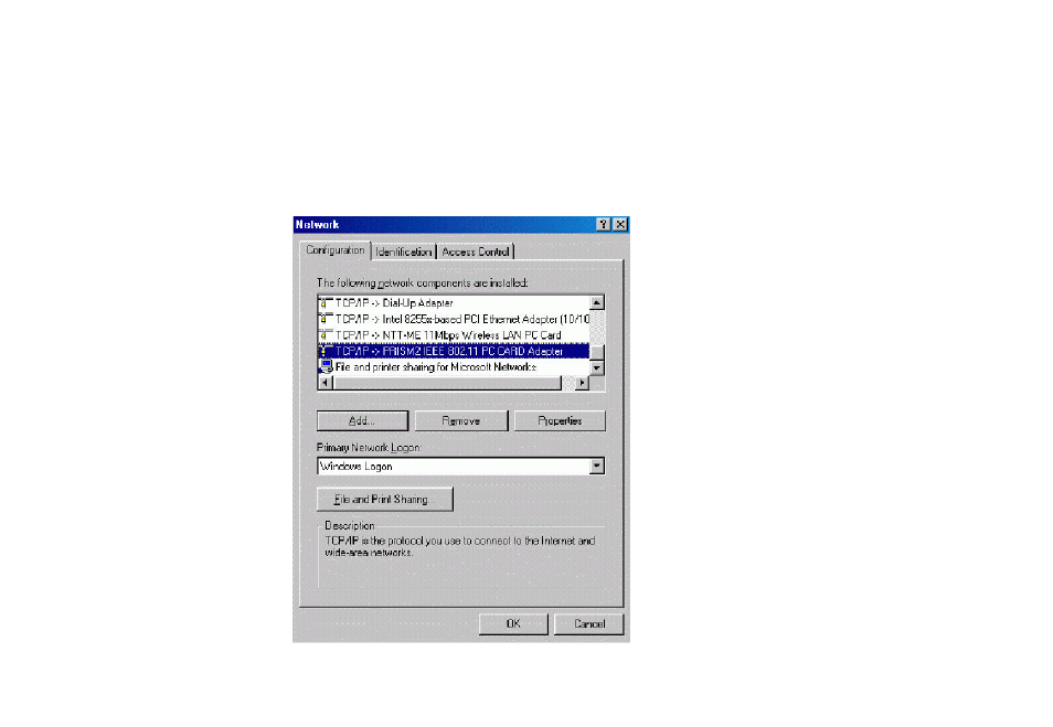 Appendix c setting up tcp/ip | Airlink WLC010 User Manual | Page 57 / 65