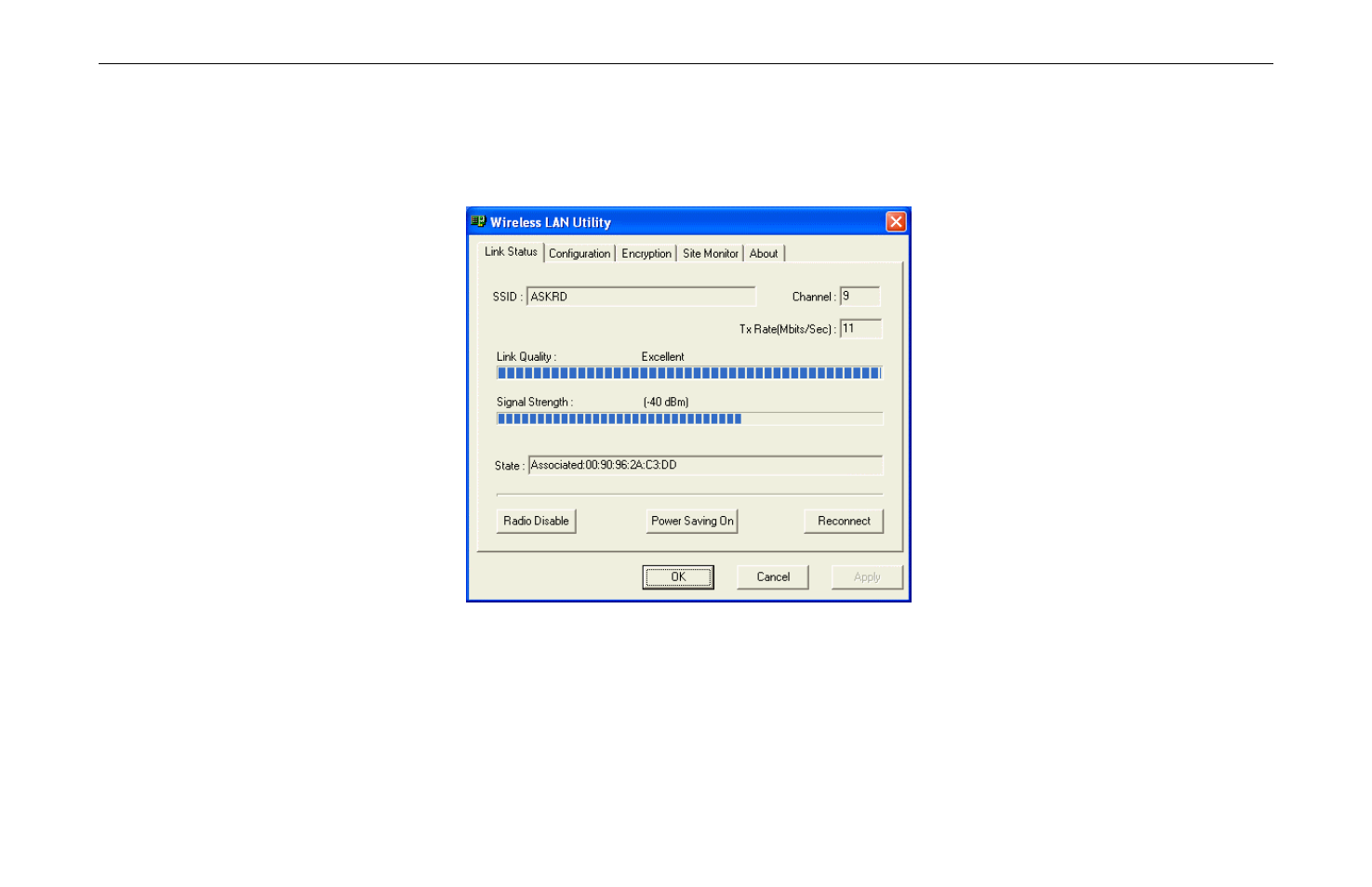 Figure 3-1 link status tab | Airlink WLC3010 User Manual | Page 28 / 79