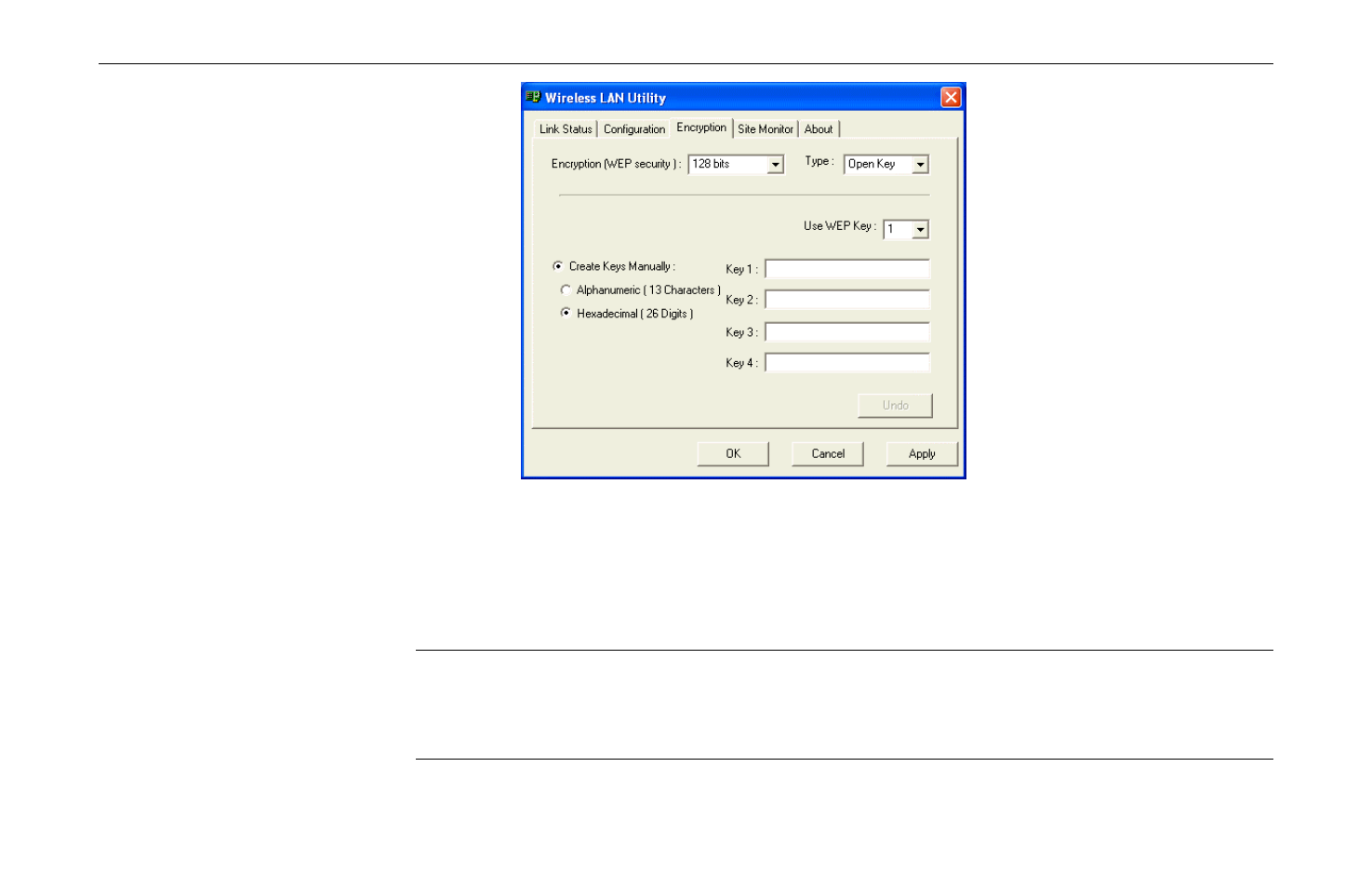 Figure 3-3 encryption tab | Airlink WLC3010 User Manual | Page 33 / 79