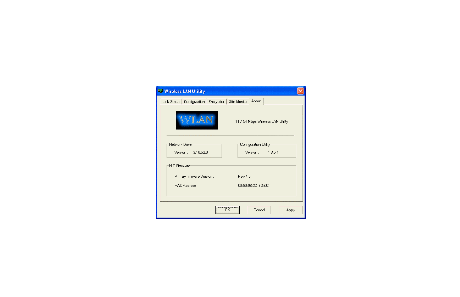 About tab, Figure 3-6 about tab | Airlink WLC3010 User Manual | Page 37 / 79