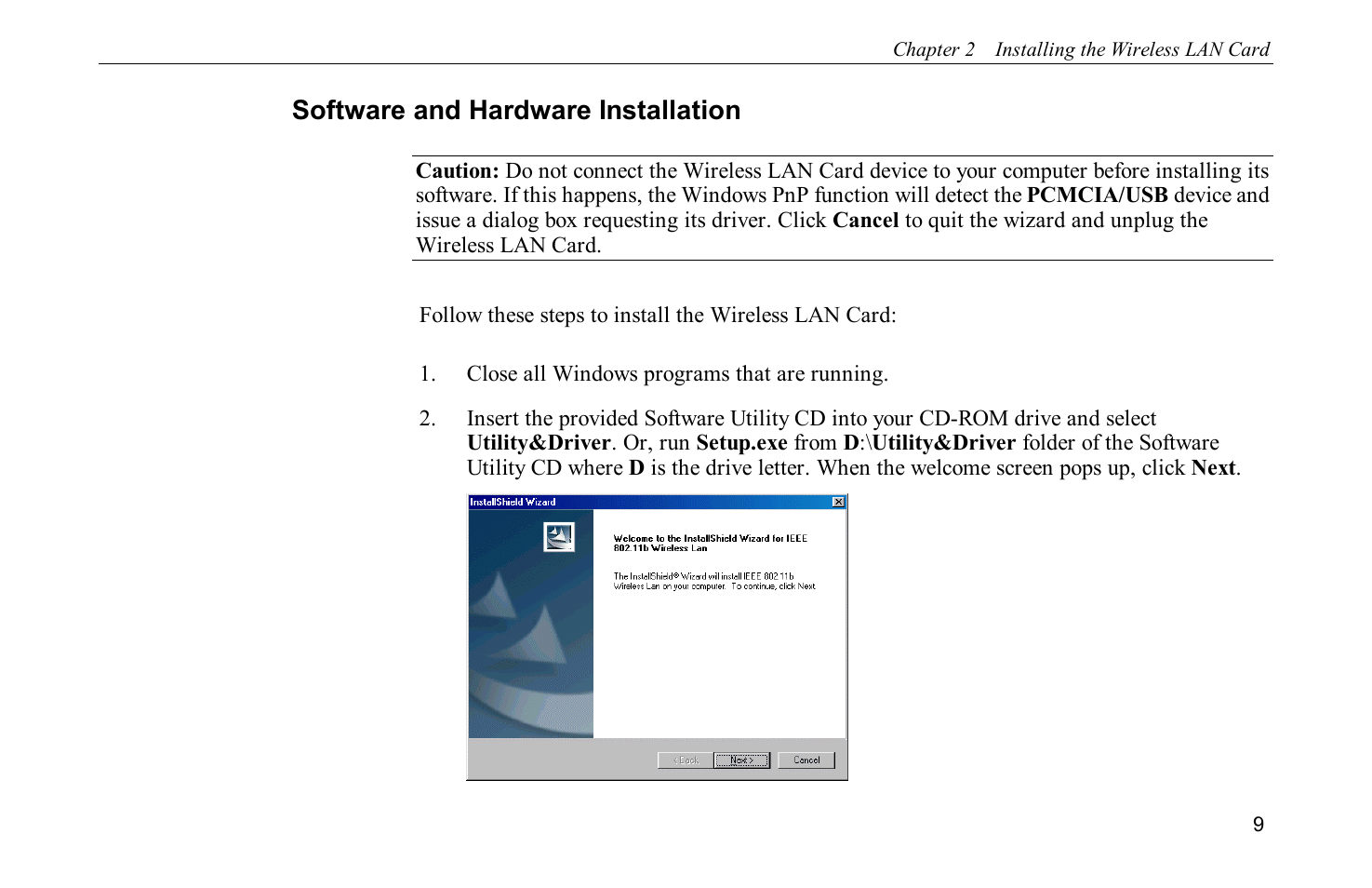 Software and hardware installation | Airlink WLL013 User Manual | Page 16 / 84