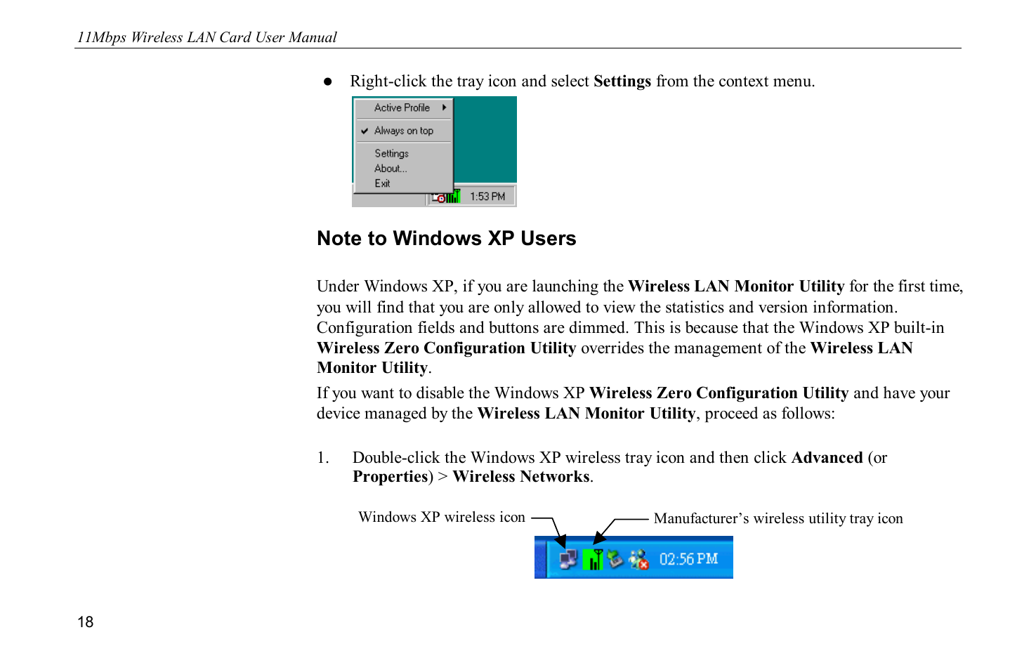 Note to windows xp users | Airlink WLL013 User Manual | Page 24 / 84