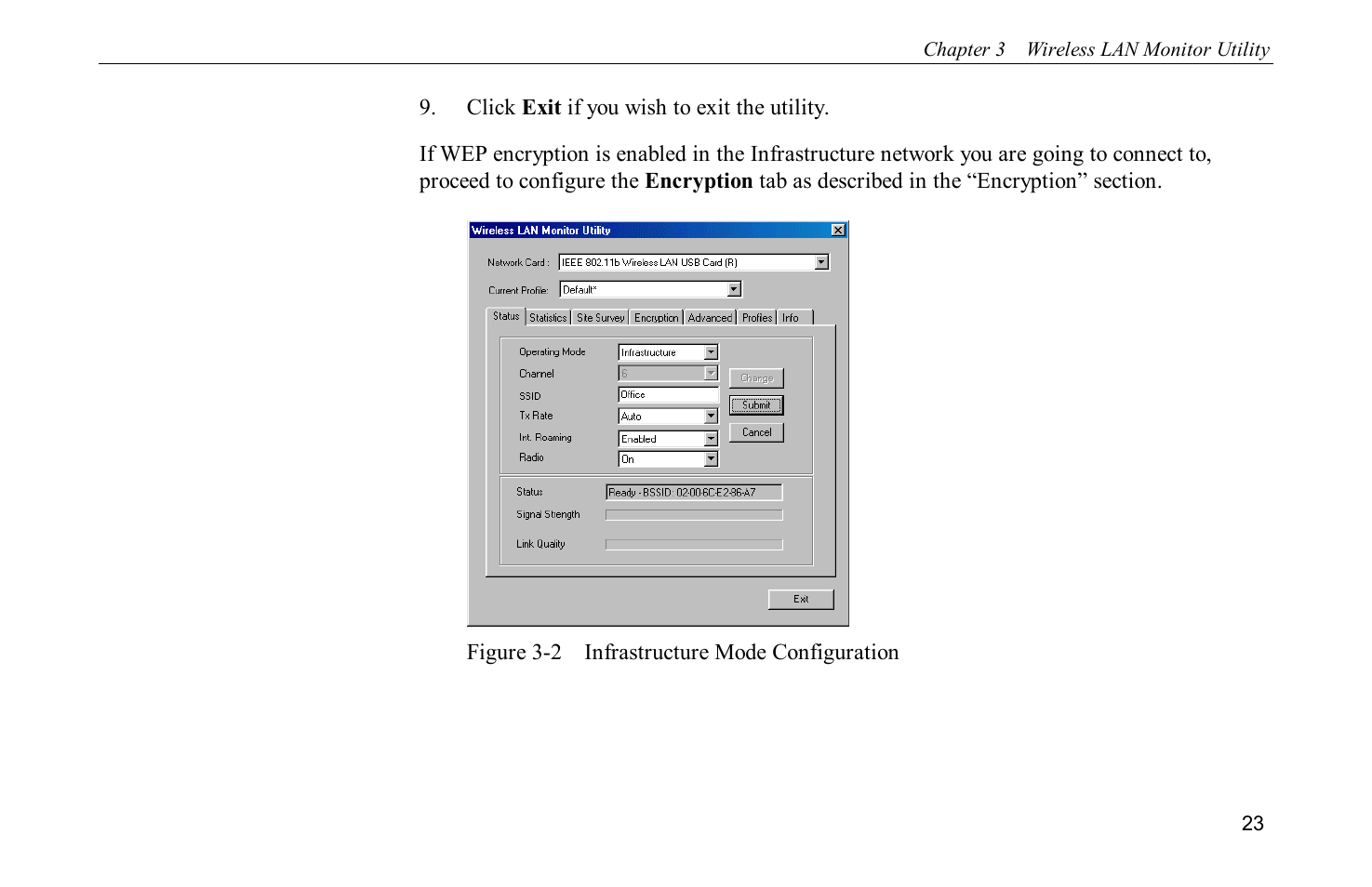 Figure 3-2 infrastructure mode configuration | Airlink WLL013 User Manual | Page 29 / 84