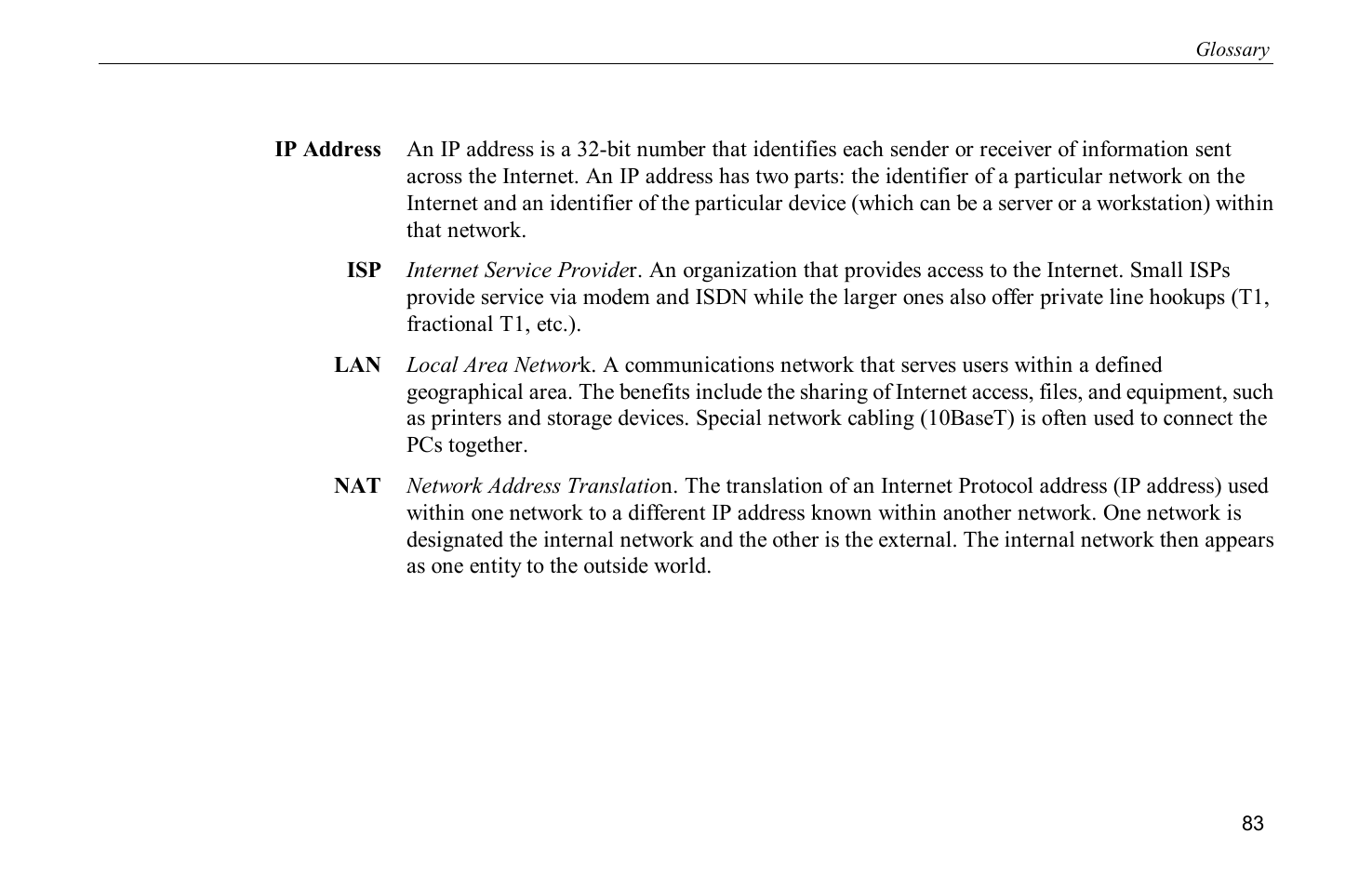 Airlink WLL013 User Manual | Page 83 / 84