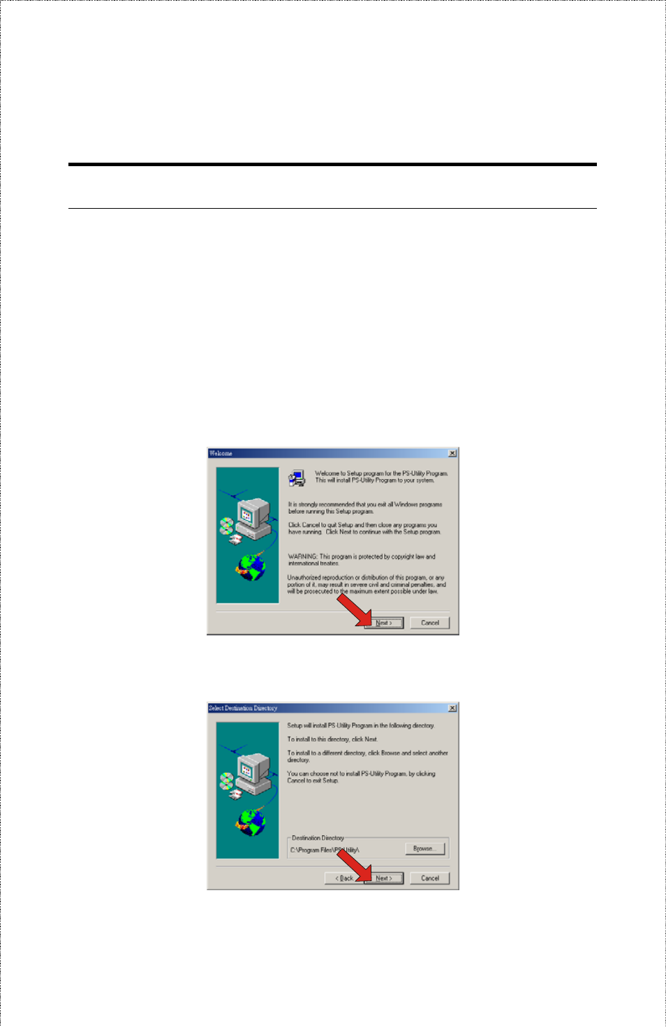Ps-utility, Ps-u, Tility | Installing ps-utility | Airlink APSUSB201W User Manual | Page 14 / 57