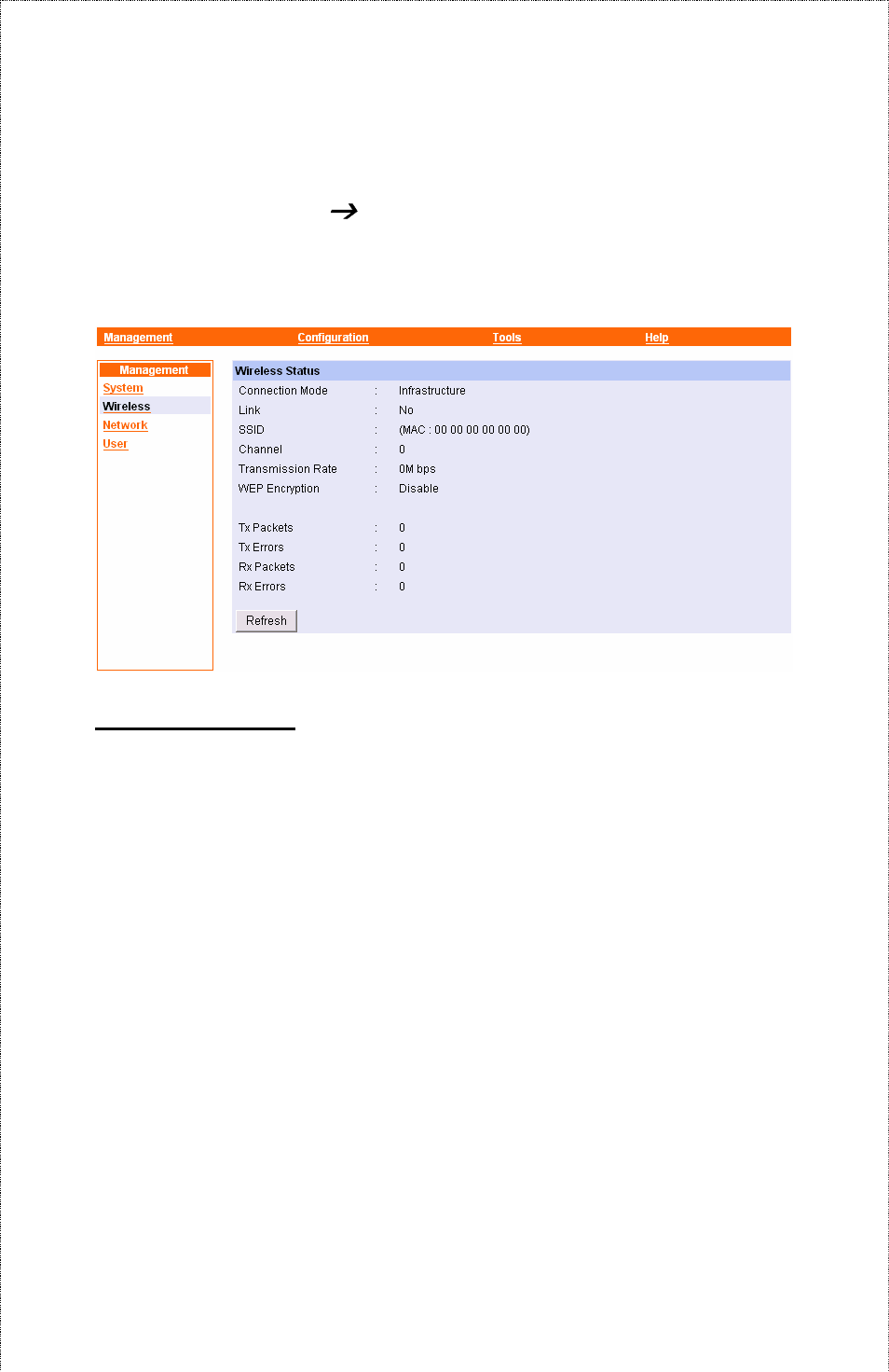 Management, Wireless | Airlink APSUSB201W User Manual | Page 33 / 57