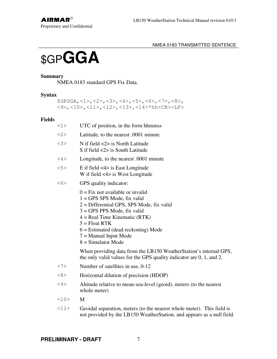 Airmar LB150 User Manual | Page 10 / 72