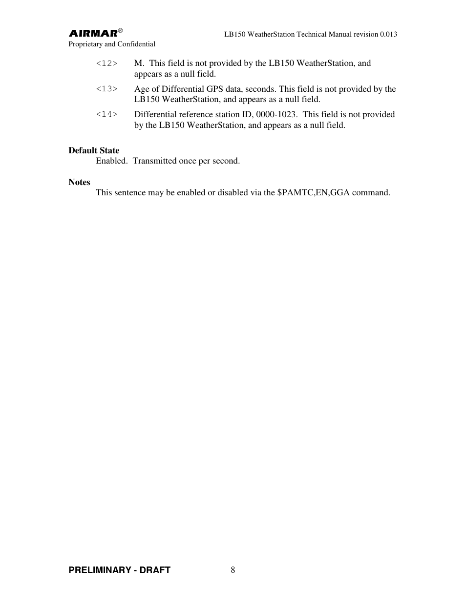 Airmar LB150 User Manual | Page 11 / 72