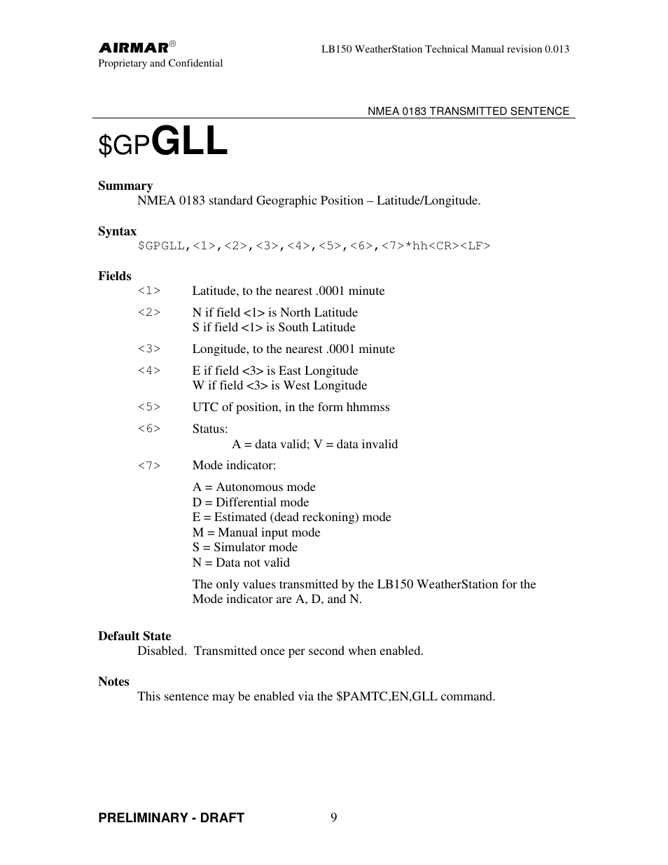 Airmar LB150 User Manual | Page 12 / 72