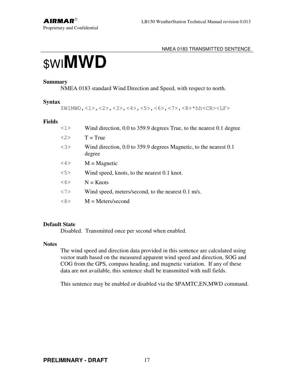 Airmar LB150 User Manual | Page 20 / 72