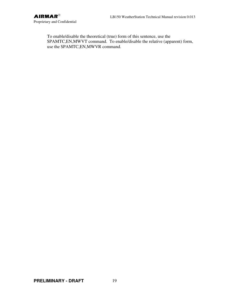Airmar LB150 User Manual | Page 22 / 72