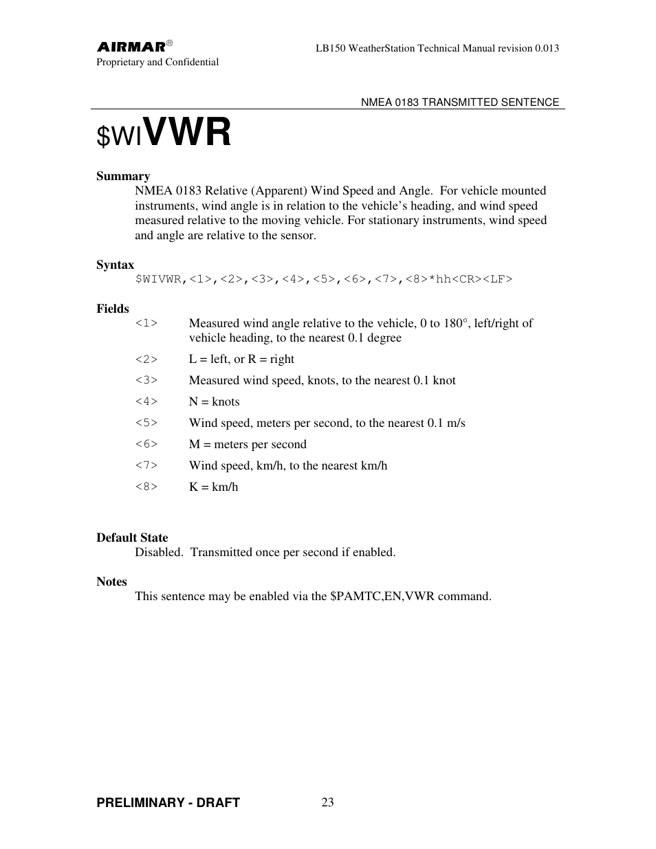 Airmar LB150 User Manual | Page 26 / 72