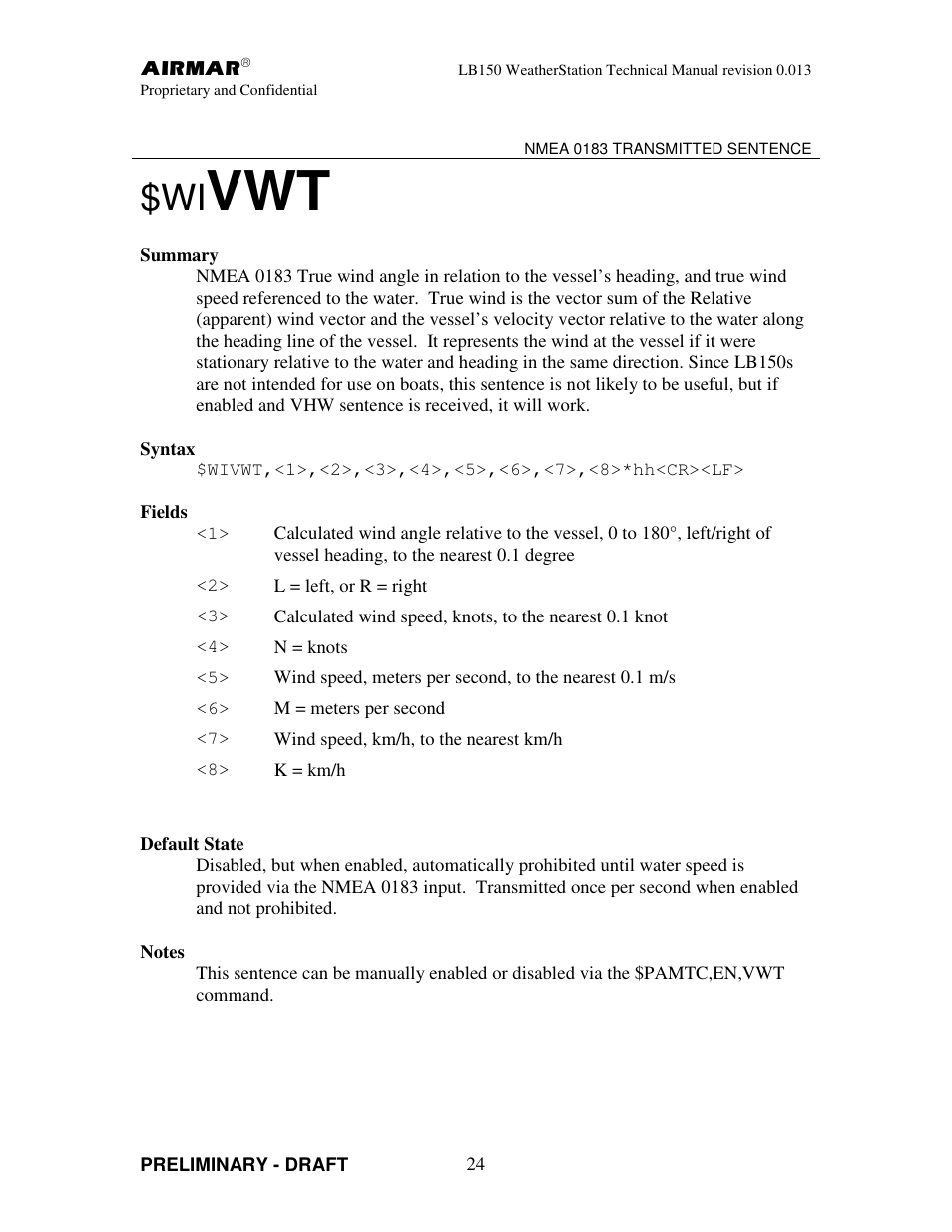 Airmar LB150 User Manual | Page 27 / 72