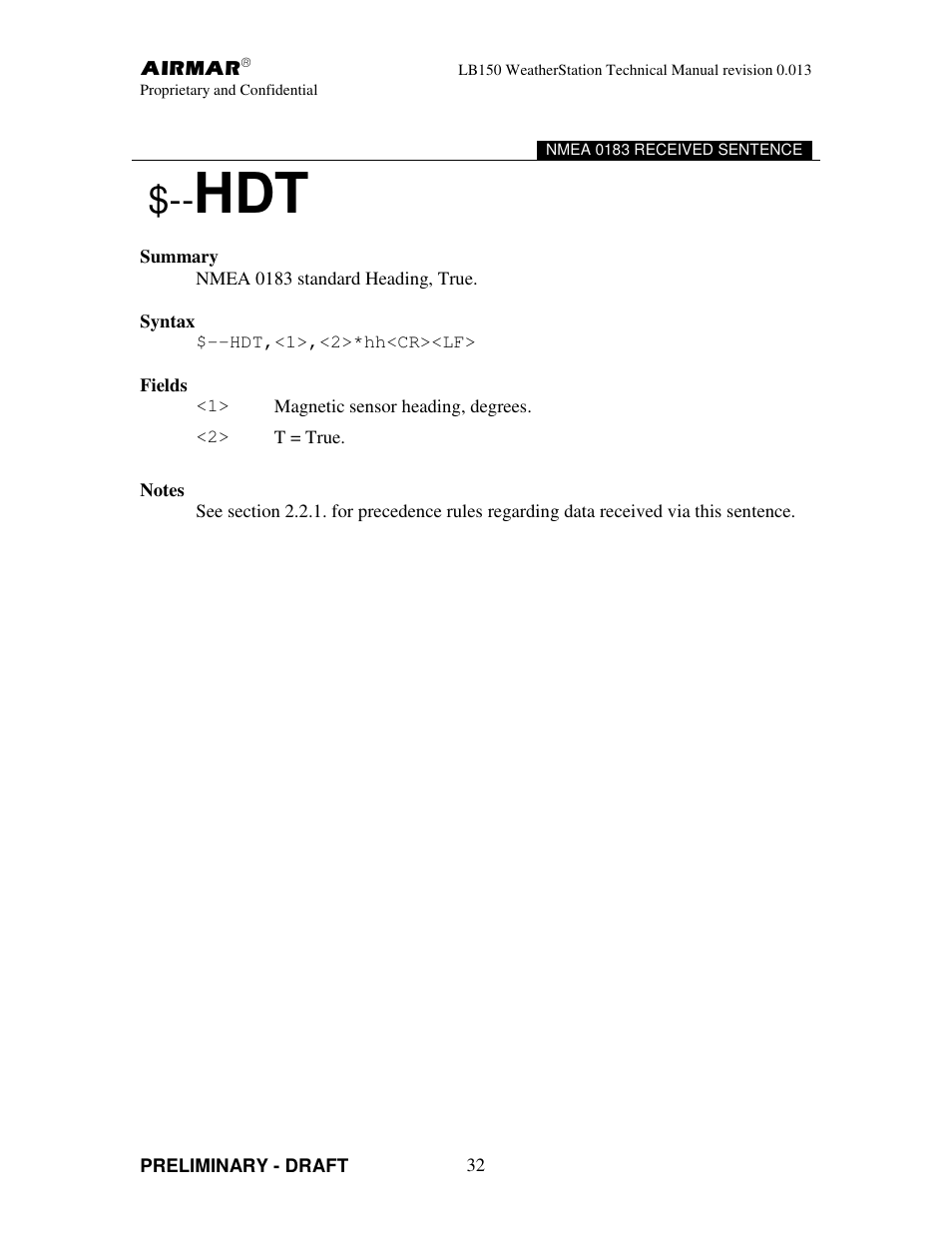 Airmar LB150 User Manual | Page 35 / 72