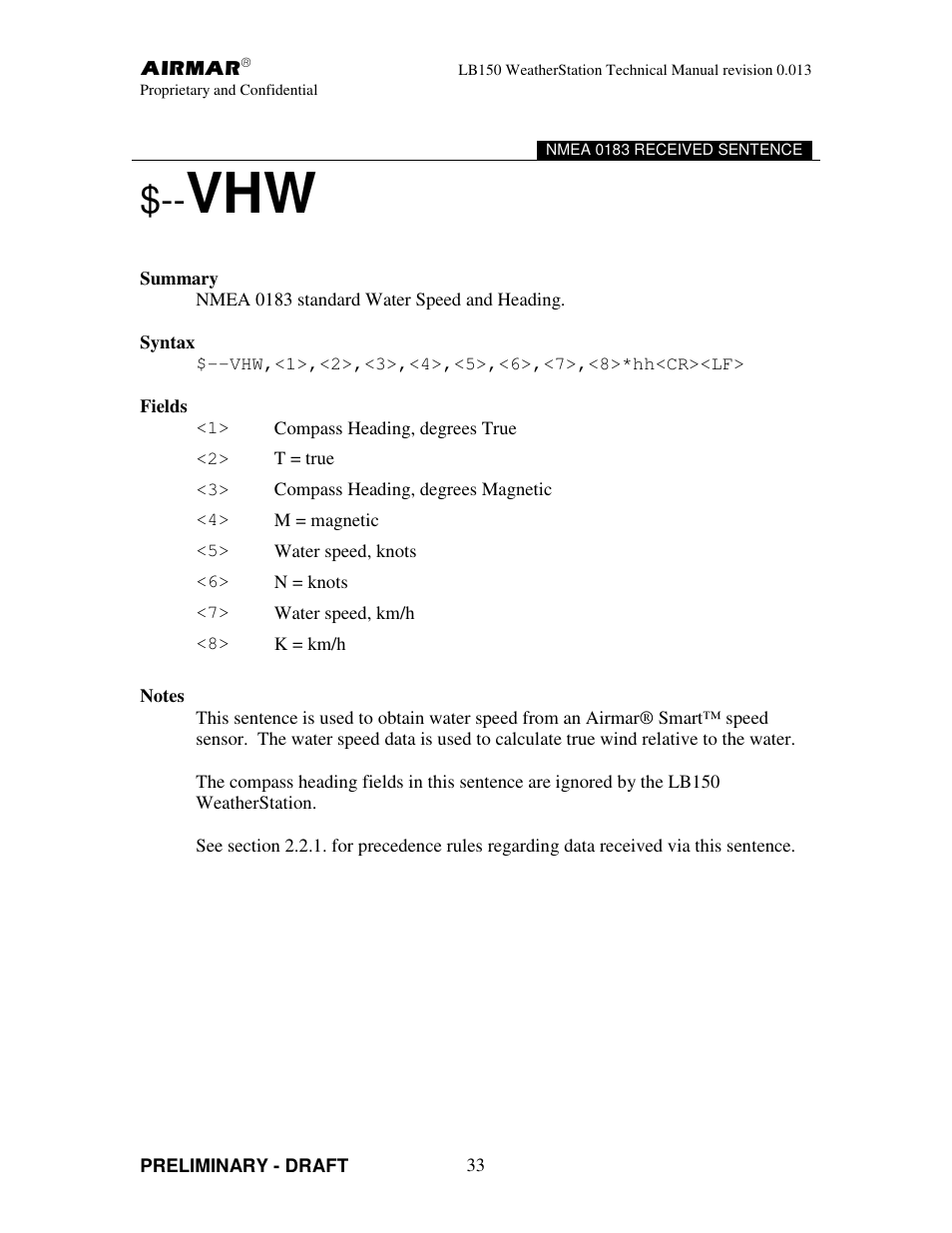 Airmar LB150 User Manual | Page 36 / 72