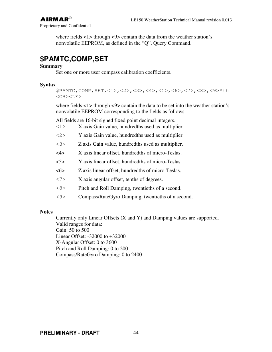 Pamtc,comp,set | Airmar LB150 User Manual | Page 47 / 72