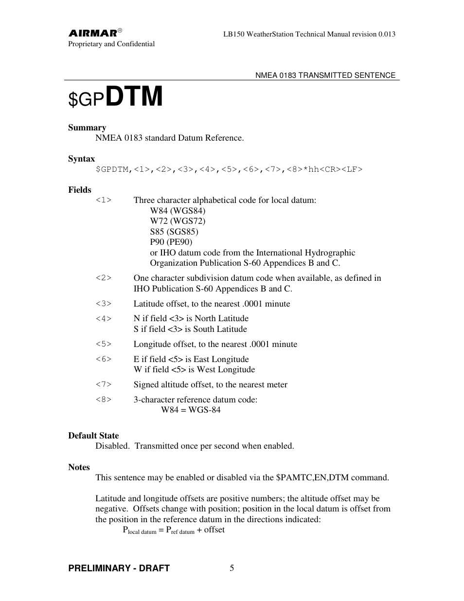 Airmar LB150 User Manual | Page 8 / 72