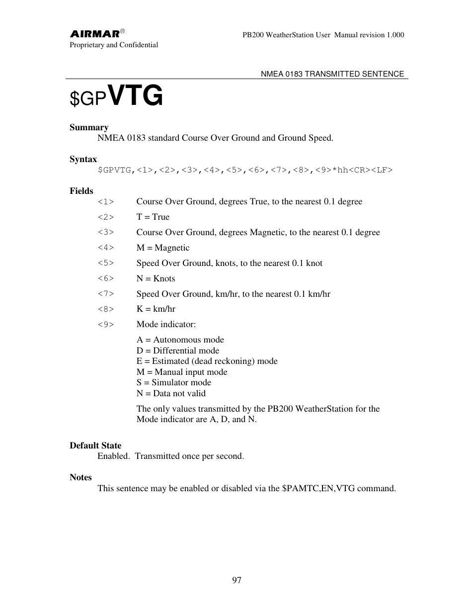 Airmar PB200 User Manual | Page 103 / 151