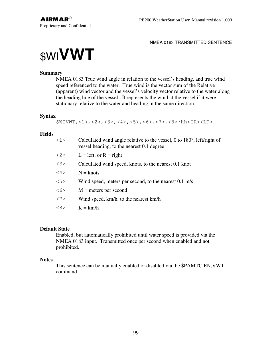 Airmar PB200 User Manual | Page 105 / 151