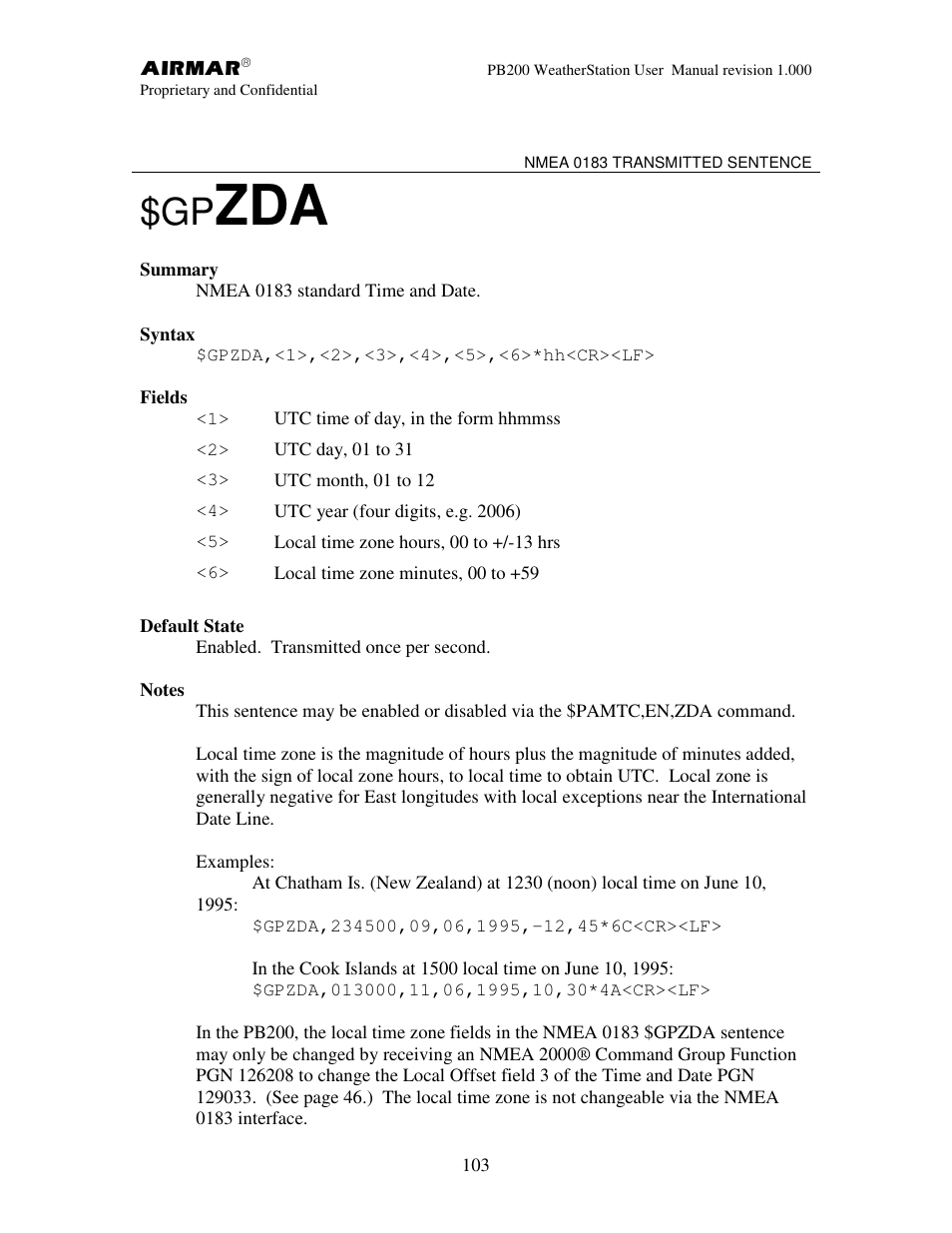 Airmar PB200 User Manual | Page 109 / 151