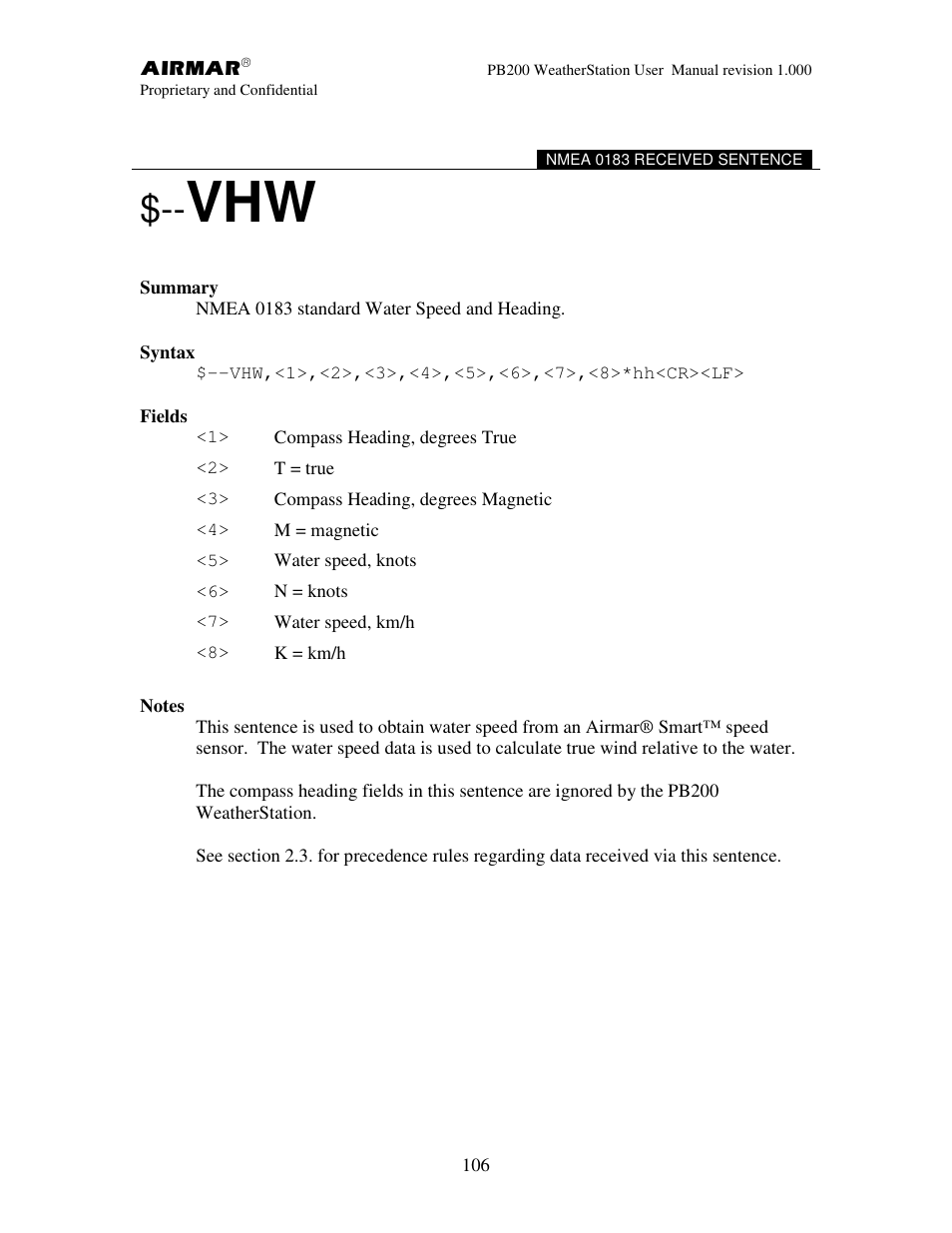 Airmar PB200 User Manual | Page 112 / 151